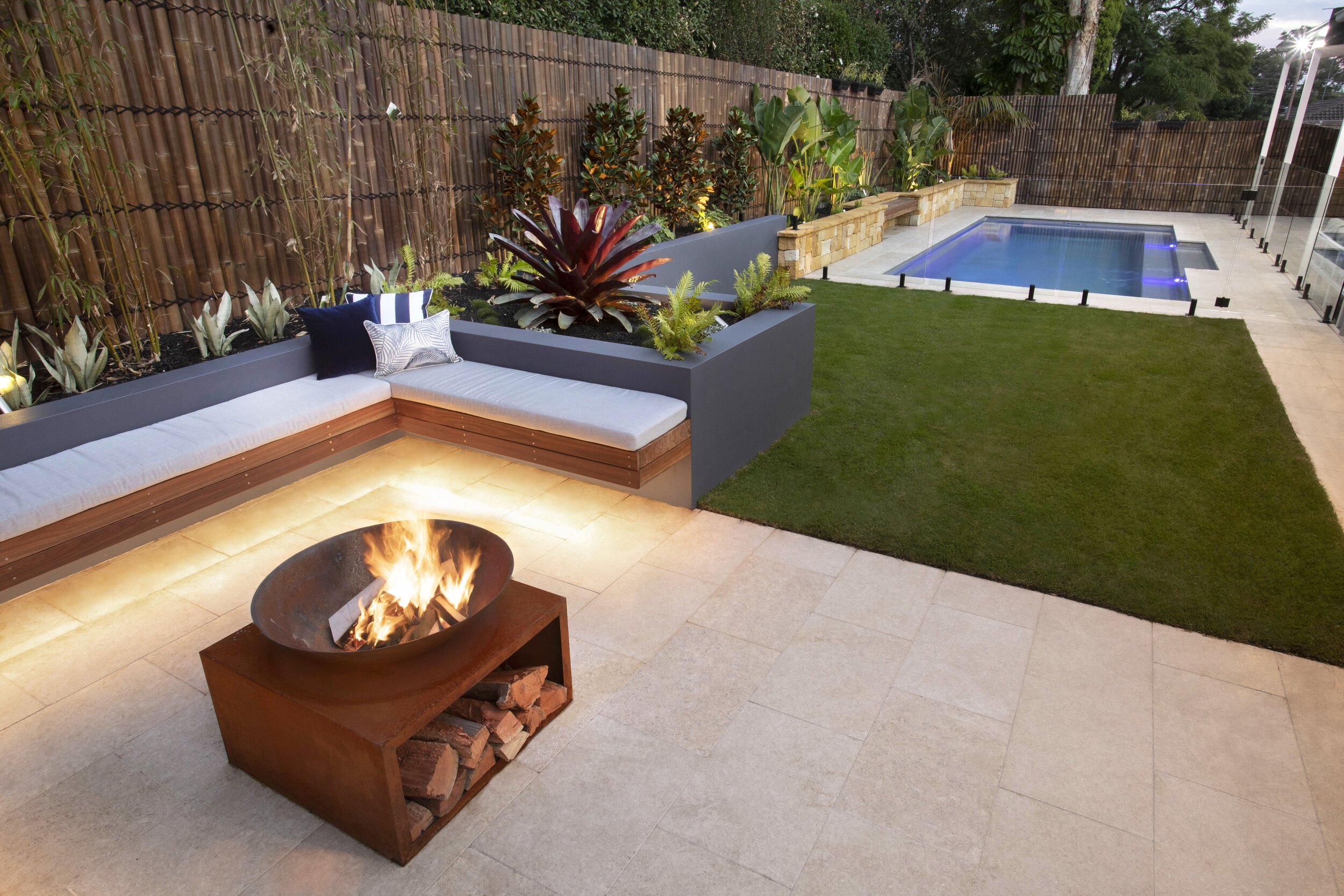 Pool landscaping Neutral Bay