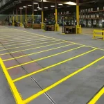 Warehouse Floor Line Marking