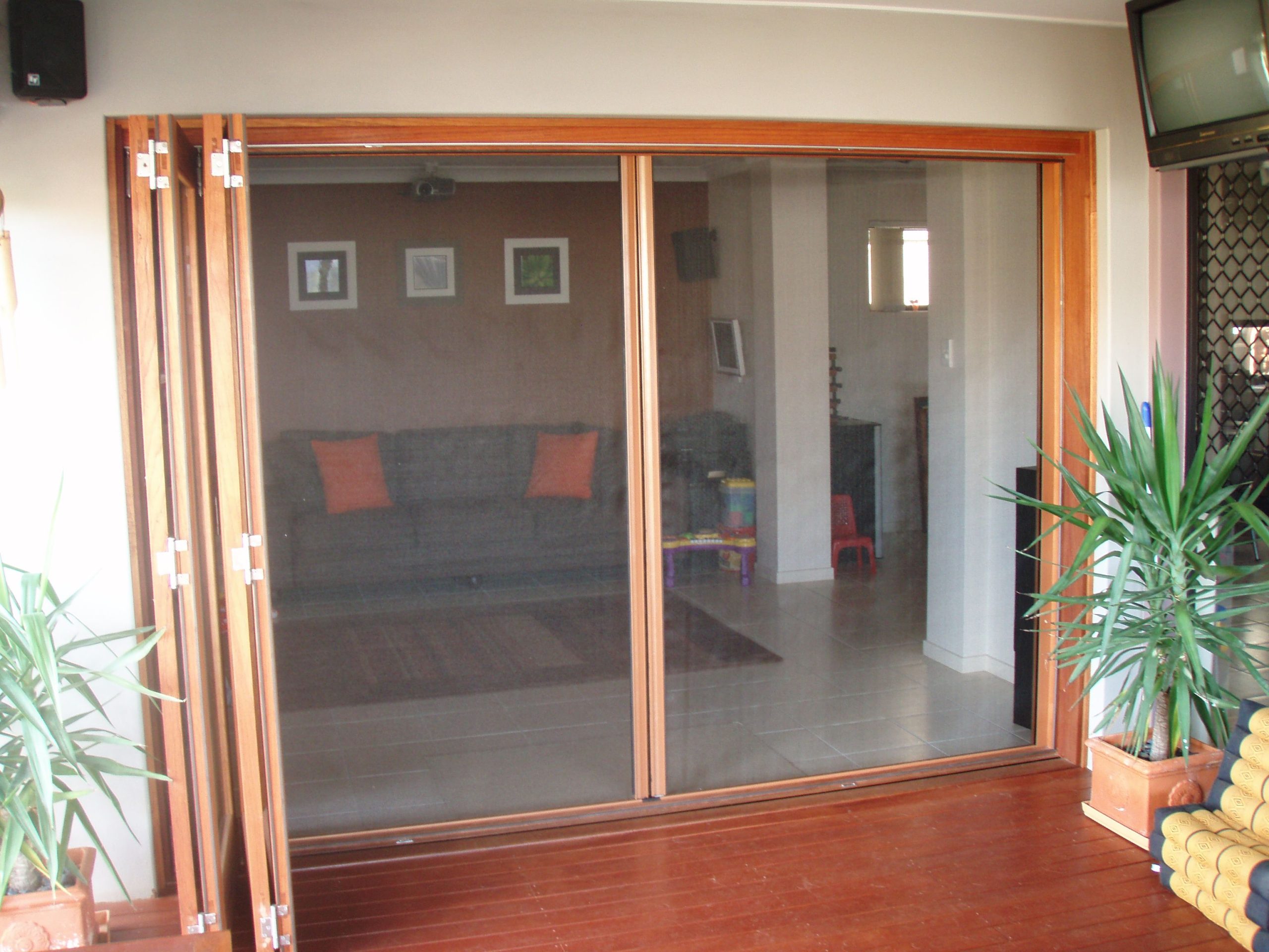 Flyscreen for bi fold windows and doors