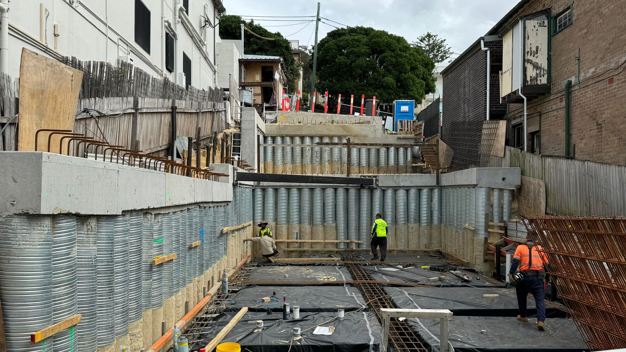 hand piling sydney