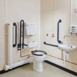 commercial disable basin toilet
