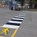 pedestrian walkway markings